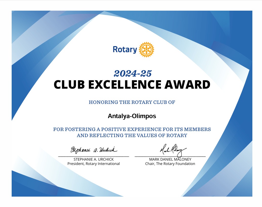 Olimpos Rotary Mükemmellik Ödülü