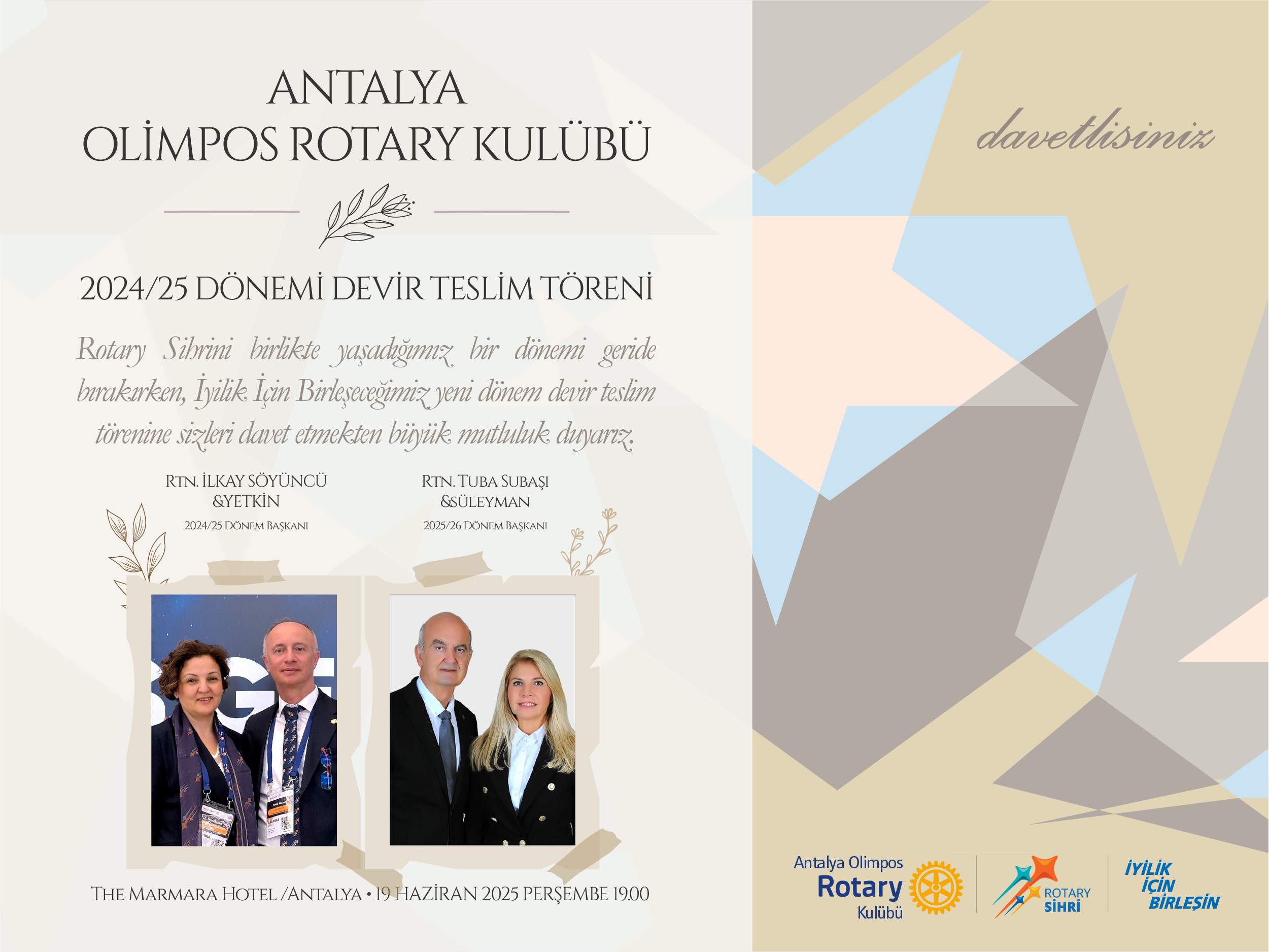 Olimpos RK Devir Teslim Töreni 2024/25