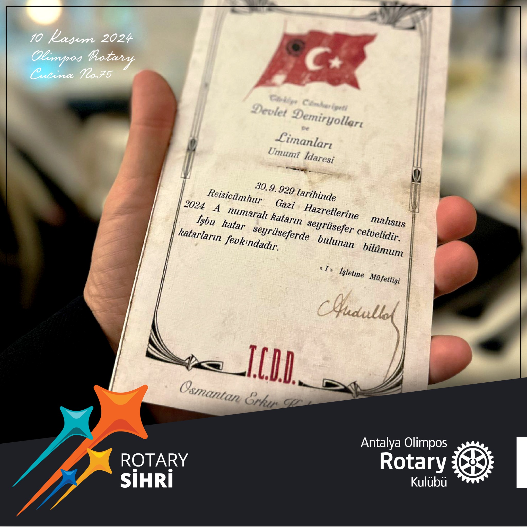 Gazi Mustafa Kemal ile Tren Yolculuğu