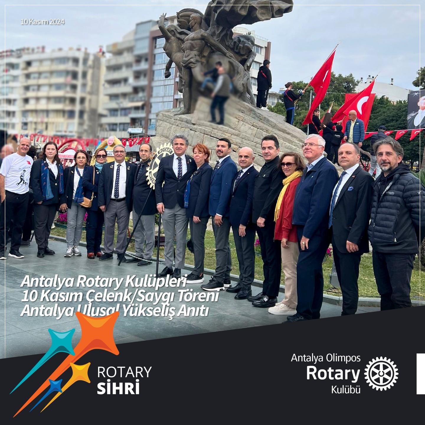 10 Kasım Antalya Cumhuriyet Meydanı