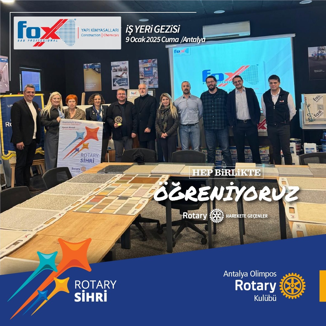 Fox Yapı Kimya İşyeri Gezisi