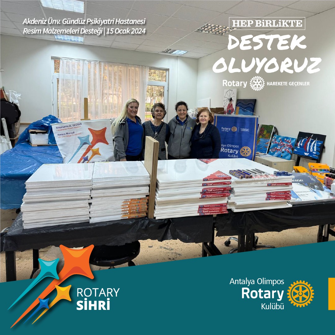 Resim Sergisi için Malzeme Desteği