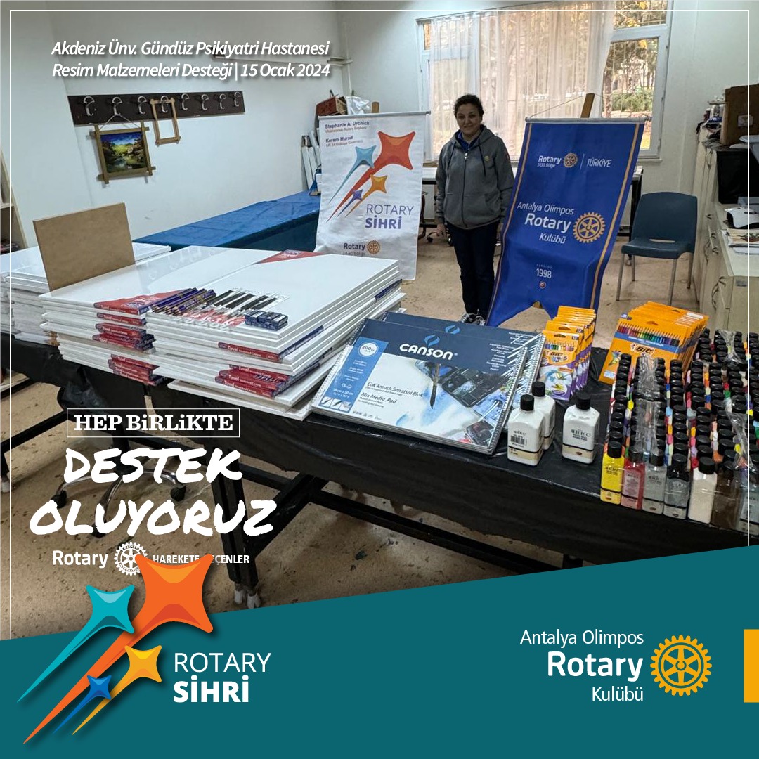 Resim Sergisi için Malzeme Desteği