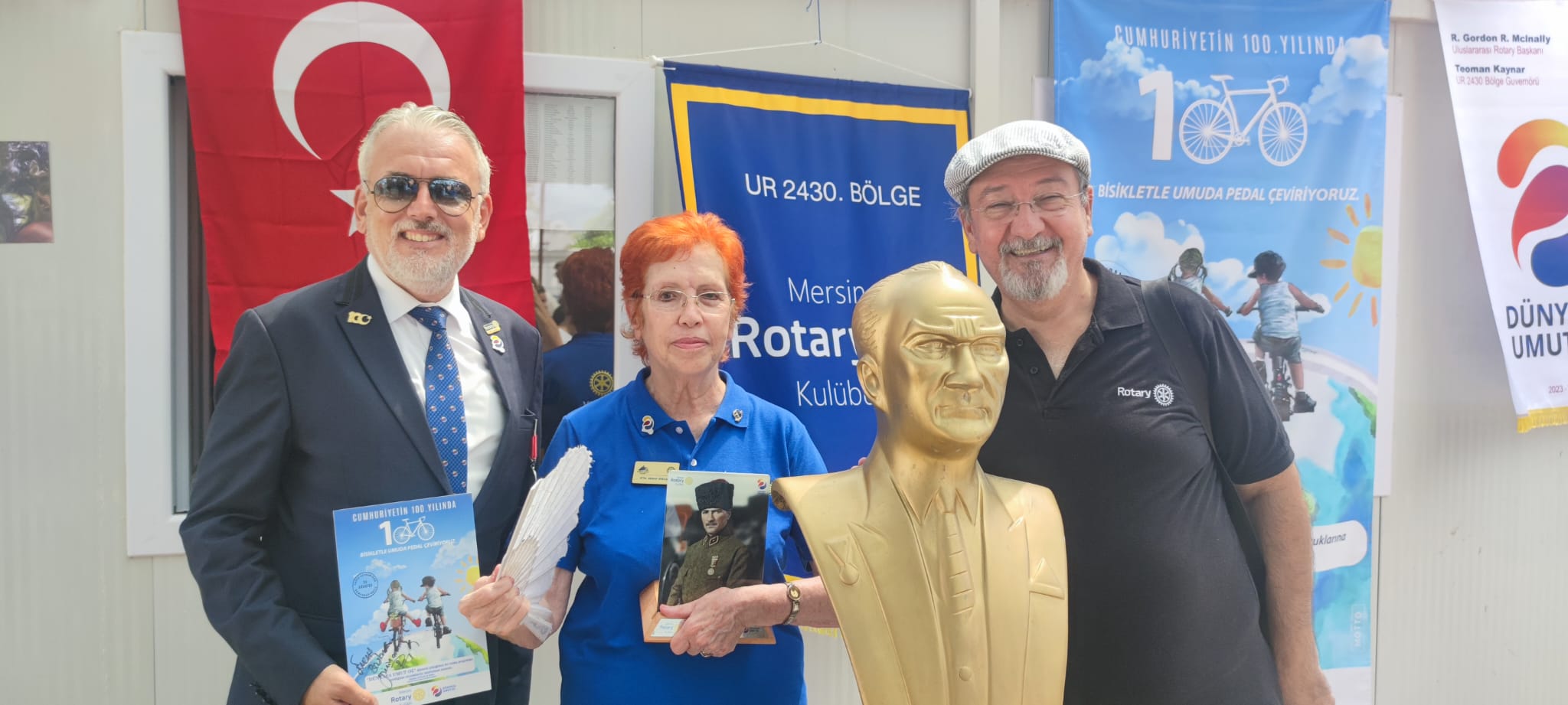 Cumhuriyetin 100. Yılında 100 Bisikletle  Umuda Pedal Çeviriyoruz