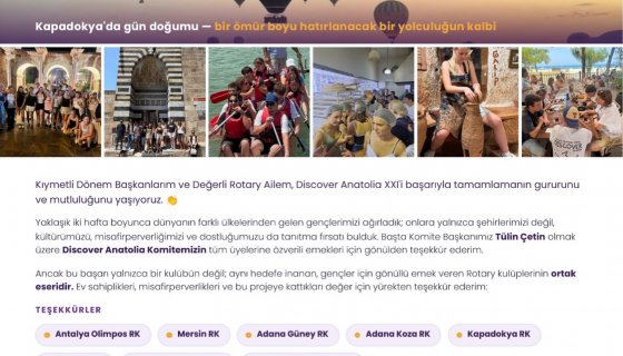 Rotary Youth Exc., Summer Camp