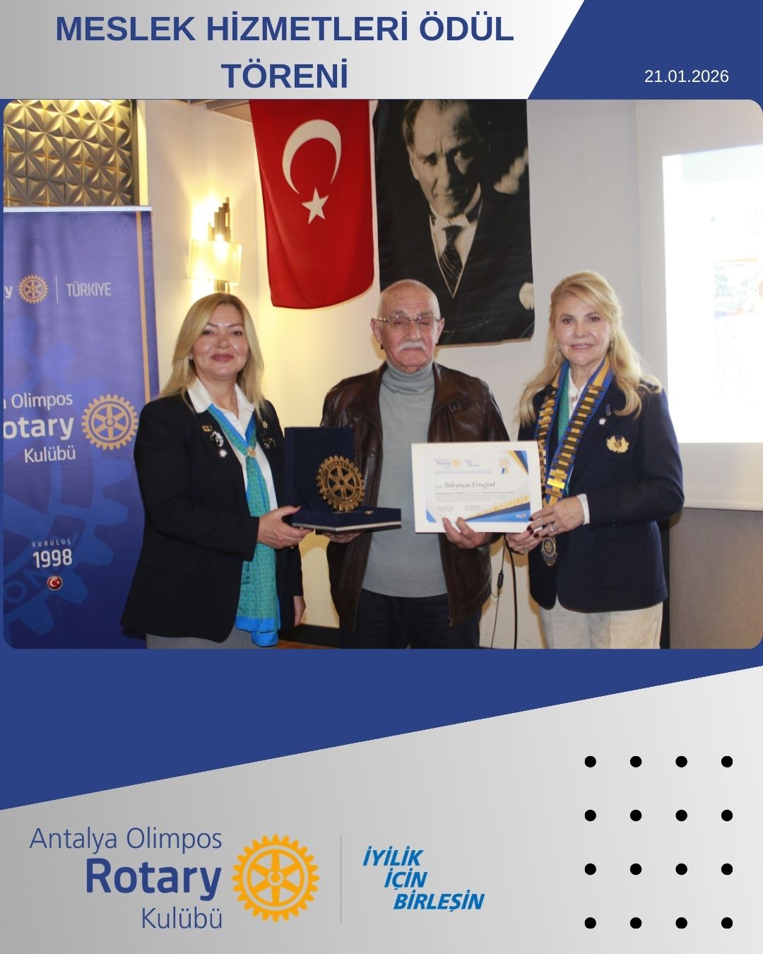 Meslek Hizmetleri Ödülleri K:1207/D:16