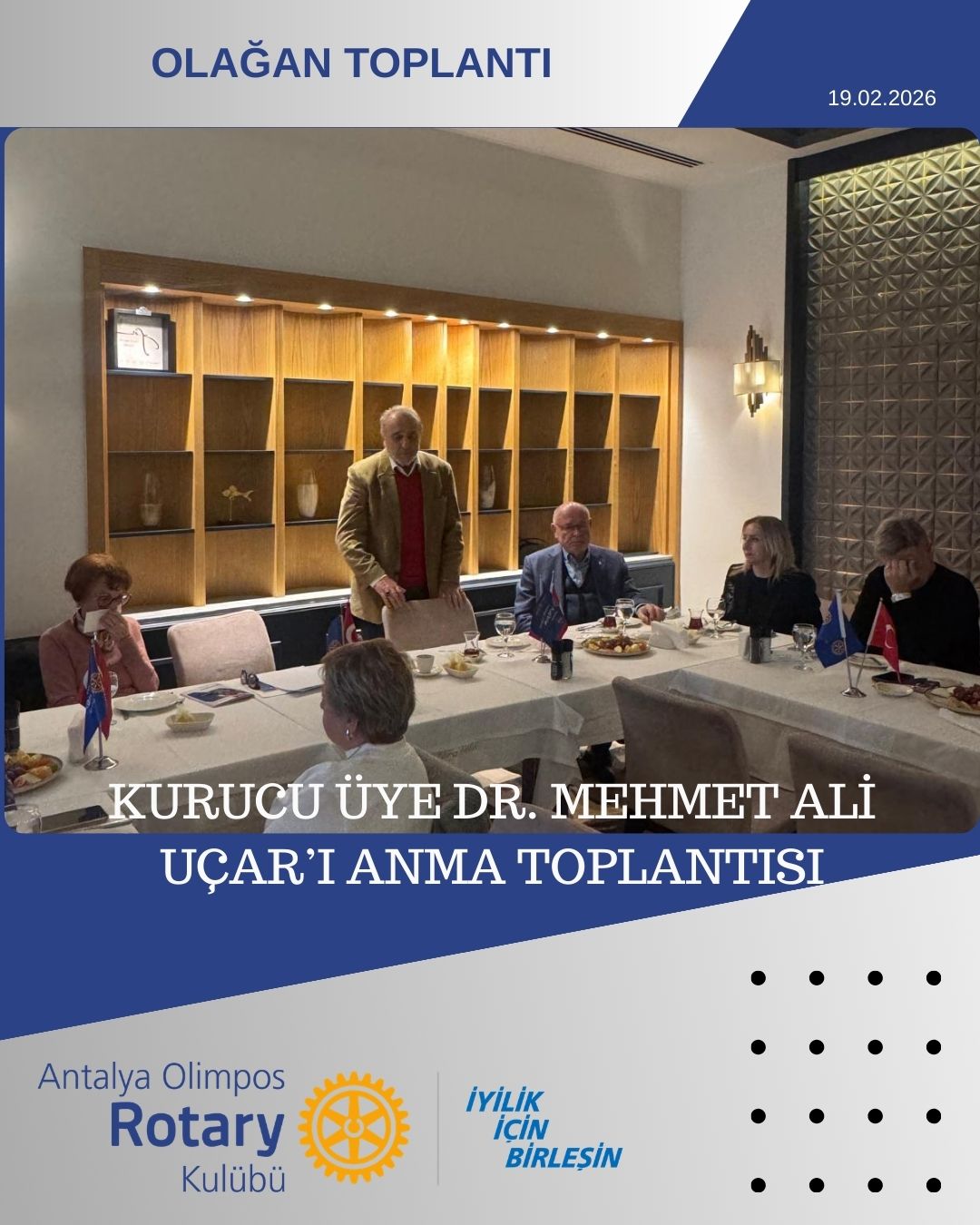 Dönem: 09 / Kulüp: 1178 Olağan Toplantı, 14.11.2024